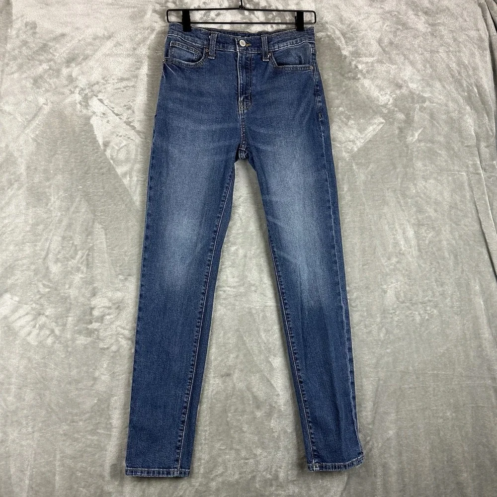 Old Navy Jeans Boys 16 Denim Blue Dark Wash Original Tapper